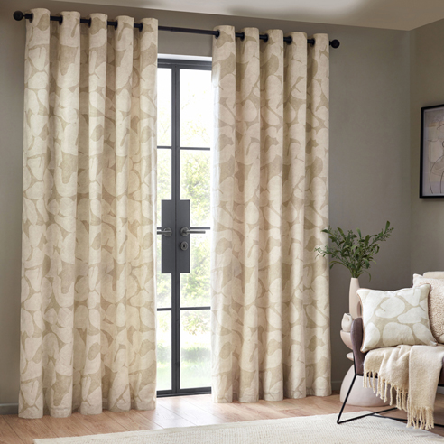 Brinn Eyelet, Natural - Ready Made Curtains - Image 3